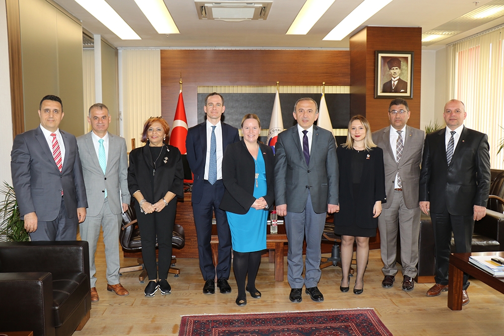 Amerika Birleşik Devletleri Büyükelçiliği Ticaret Ataşesi Sayın Shari Stout Ziyareti