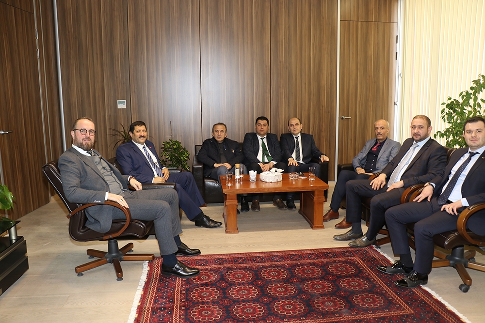 Demirci Belediye Başkanı ve Demirci Ticaret ve Sanayi Odası Ziyareti