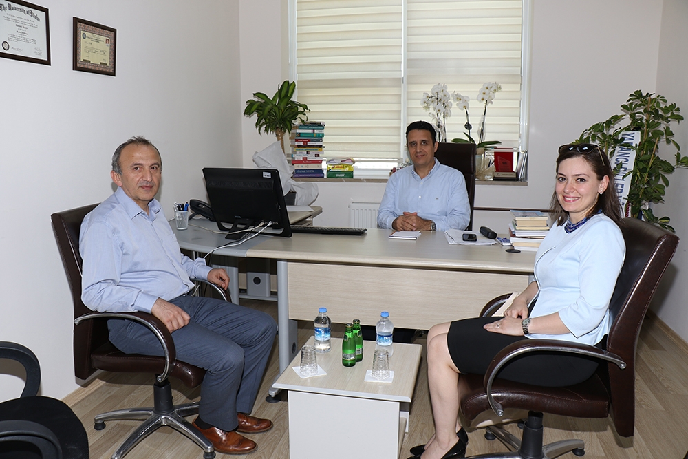 Manisa CBÜ Yabancı Diller Yüksekokul Müdürü Sayın Prof.Dr. Mahmut Karğın’ı Ziyaret Ettik