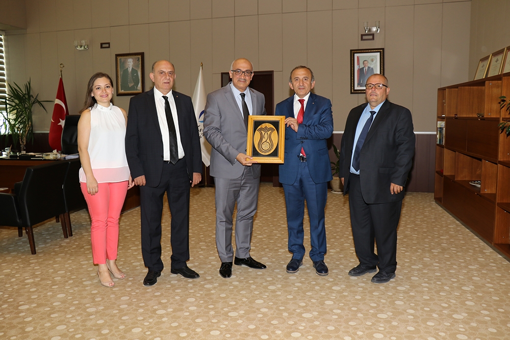 Manisa Celal Bayar Üniversitesi Rektörü Prof. Dr. Ahmet Ataç’ı Makamında Ziyaret Ettik