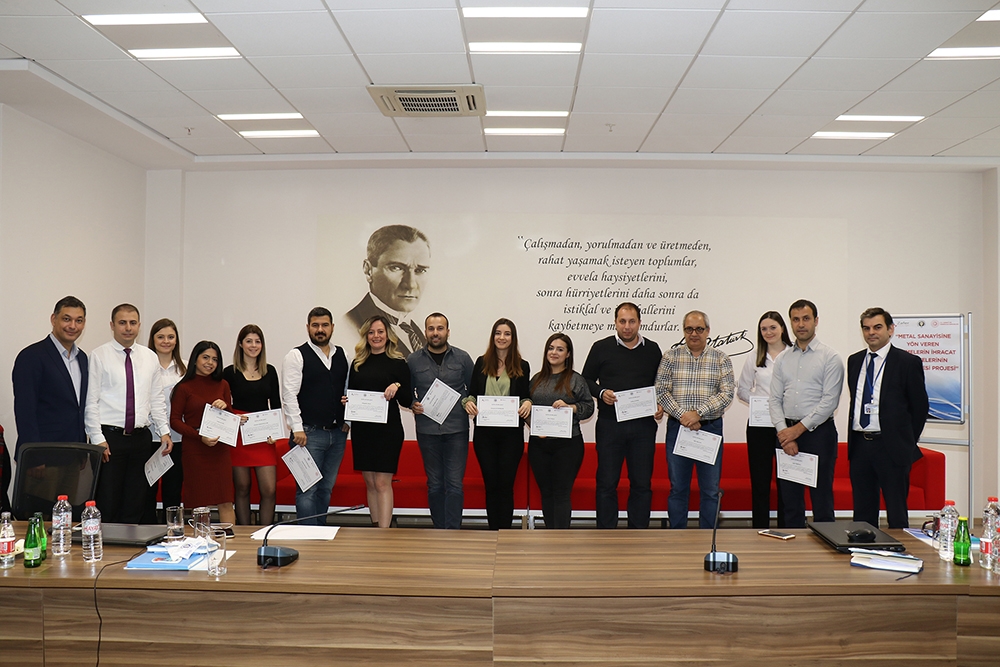 Metal Sanayisine Yön Veren Firmalar Sertifikalarını Aldı