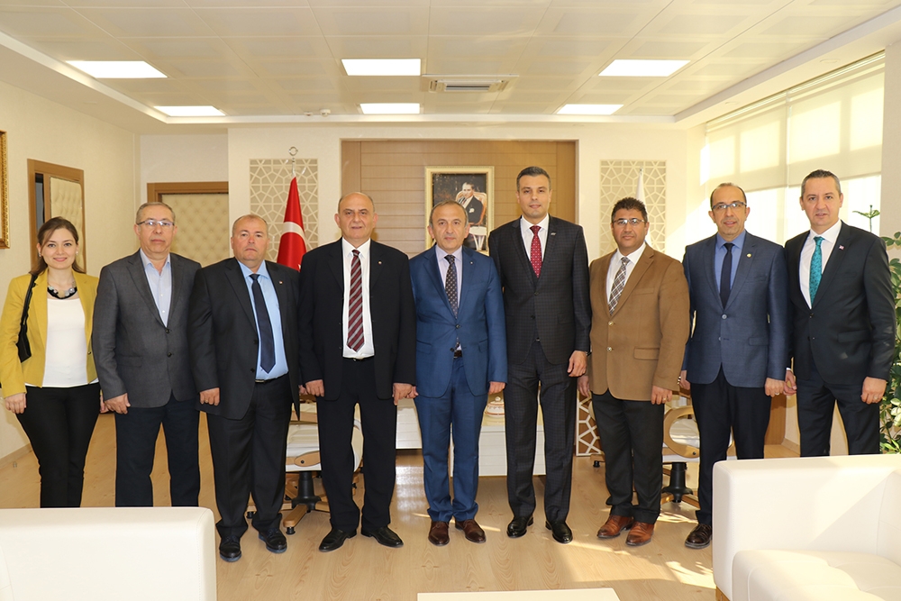 SGK İl Müdürü Sayın Yavuz Kurt’u Makamında Ziyaret Ettik