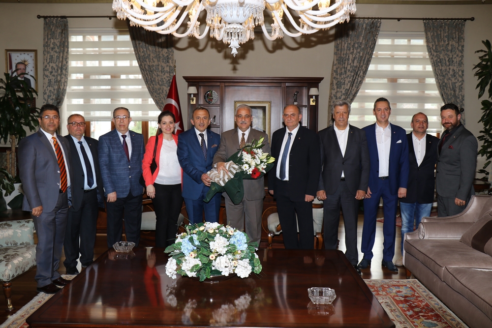 Manisa Valisi Mustafa Hakan Güvençer’i Makamında Ziyaret Ettik