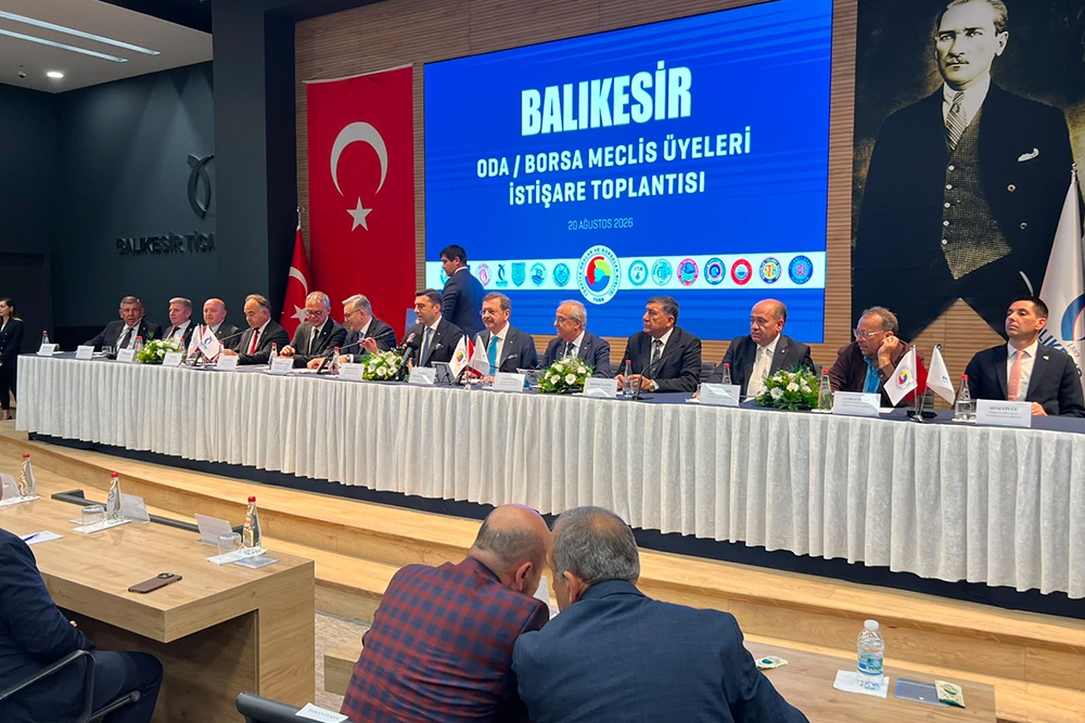 Yönetim Kurulu Başkanımız Mehmet Yılmaz, Hisarcıklıoğlu’nun Balıkesir Programına Katıldı